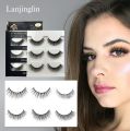 3 Pairs 3D Eye Lashes - High Quality Eyelashes (with free Glue). 