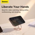 Baseus Phone Ring Holder Finger 360 Degree Rotation Metal Cell Phone Ring Grip Foldable Cellphone Stand For Iphone Xiaomi. 