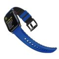 UNIQ Linus Airosoft Silicone Strap for Apple Watch Series 1-8, SE & Watch Ultra 49/45/44/42MM – Racing Blue. 