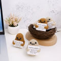 Positive Potatoes Home Room Decor Ornament Knitting Inspired Toy Tiny Yarn Doll Funny Festival Gift Home Decoration Accessories 1Pcs. 
