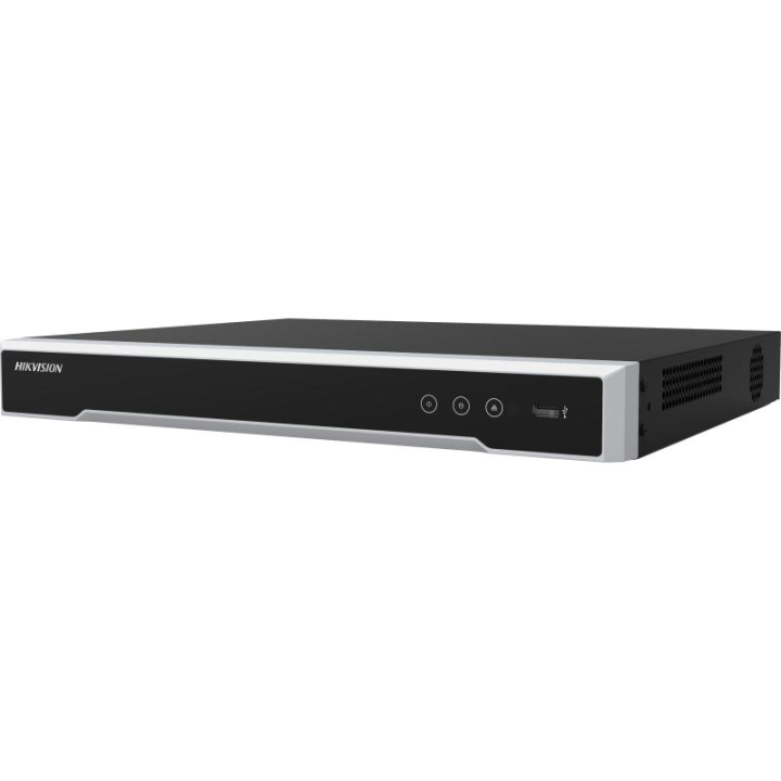 Hikvision NVR 8CH, 1U, 4k, 2 HDD, Up To 10TB HDD Each Disk, Up to 2 Ch @ 12 MP / @ 1080p decoding capacity