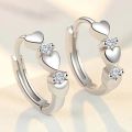 1 Pairs Magnetic Slimming Earrings Earring Weight Loss Earrings Heart Therapy Magnetic Therapy Chakra Burning Fat Health. 