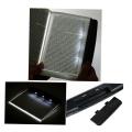 Portable LED Light Wedge Panel Book Reading Lamp Paperback Night Vision 11x17cm - intl. 