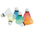 Plastic Badminton Shuttlecocks - Durable Feather-Like Flight Shuttles (Multi-Pack). 