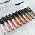 HENG FANG 10 Pcs Liquid Diamond Glitter Eyeshadows Waterproof Of Set. 
