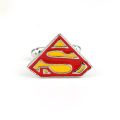 HANCHANG Accessories Superman Cufflinks s Logo Cuff Button Fashion Superhero Enamel Charm Jewelry For Men Shirt Jewelry. 