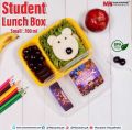 Student Lunch Box Small 700 ML (With Two Portions) For School. 
