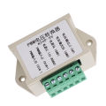 Digital To Analog Voltage Adapter, PWM Signal Converter Module M3 Screws ABS with Shell for PLC Single Chip Microcomputer. 