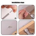 【BestGO】10/30Pcs Double Headed Carbon Steel Nail for Seamless Wood Paneling Non-marking Nails Cement Nails Double-headed Nails Skirting Line Seamless Nail. 