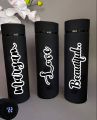 CUSTOMIZE Name Logo Water Bottle LED Temperature Display | Imported  500ml Stainless Steel Cold & Hot Water Bottle for Boys Girls & Kids, Sports & Gym | Thermos Flask | (Half Liter). 