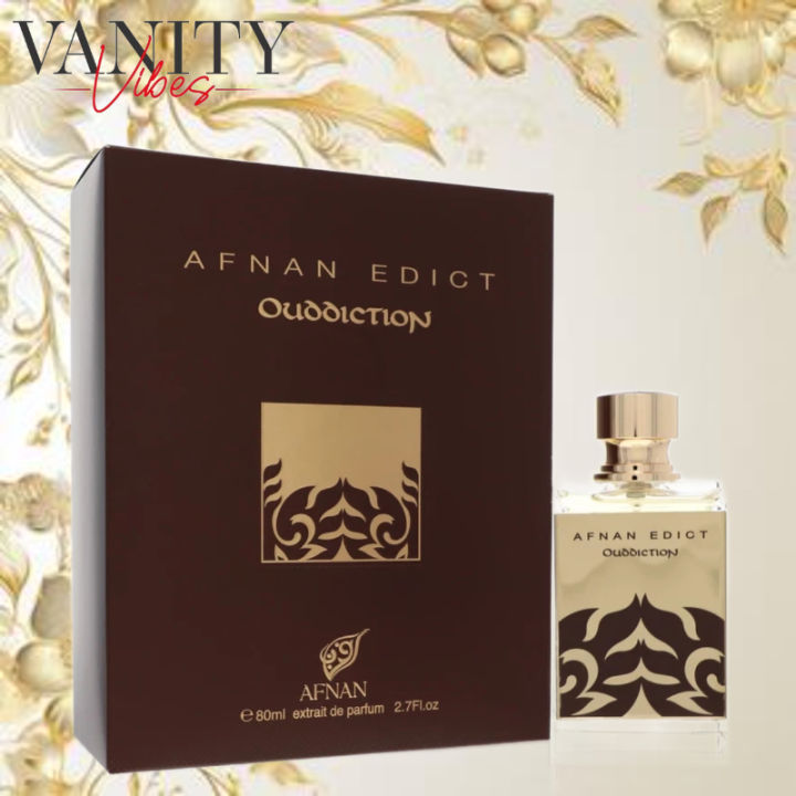 Afnan Edict Ouddiction Extrait De Parfum 80ml | Daraz.pk
