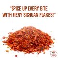 Roll over image to zoom in Sichuan Chili Flakes Traditional Red Pepper Spices and Szechuan Seasoning 150 gm. 