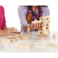 24 pcs Classic Jenga Wooden Stacking Tower Board Game for Kids & Adults - Wood Toys. 