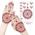 Full Hand Mehndi Stencil Design Full Hand Set | Henna Tattoo Stencil for Women, Girls and Kids | Easy to use in just 4 Steps | Mehandi stickers. 
