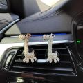 1pc Bling Giraffe Design Car Air Vent Aromatherapy Diffuser Clip - Christmas Gifts for Men and Women. 