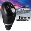 Car 6 Speed Manual Gear Shift Knob for Mercedes-Benz W140 W163 W168 W169 W202 W204 W210 W211 W212 W220 W638. 