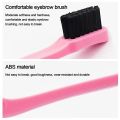 3Pcs/set Plastic Slick Brush Set Durable Brushing Combing Grooming Bristle Hair Brush Styling Tools for Edge Back Teasing Brush. 