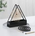 ISD TRADERS Mosquito Killer Coil Holder – Heavy Duty Coil Stand with Tray | Flexible Strips | Safe Packing | Black Color | Globe Stand. 