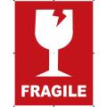 Pack of 100 Handle with Care Fragile Sticker - Fragile Sticker - Glass Packing Label - Sensitive Product Packing Label - Stickers - Pack of 100. 