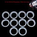 Uequilib 10Pcs Silicone Sealing O-Rings Gaskets Seals for 4.5cm 5.2cm Vacuum Bottle Cover Stopper Thermal Cup Lid Bullet Flask Covers Bottle Accessories new. 