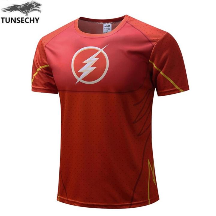 New Summer Flash Movie 3D T Shirt Casual Streetwear Fashion Men Women Print T-shirt Tops Tee sweat-absorbent and comfortable