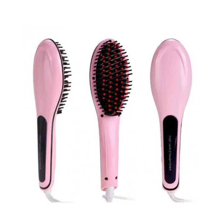 Fast%20hair%20straightener%20brush%20-%20Electric%20Hair%20Styling%20Straightener-%20Pink%20-%20Image%207