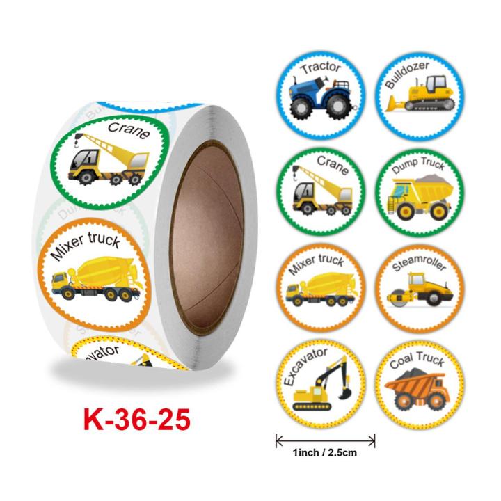 Car Stickers For Kids Vehicle Stickers Kids Labels Construction Stickers Truck Stickers Reward Stickers