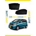 NISSAN DAYZ SUN SHADE / WINDOW CURTAINS (DARK) BLACK 4PCS. 