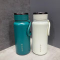 Imported Premium 1000ML / 1200ML / 1500ML Stainless Steel Yes Water Bottle Double Walled Vaccum Flask Hot and Cold Thermos Water Bottle Beautiful and Stylish Water Bottle For Girls and Boys for School Collage and Office Bottle. 