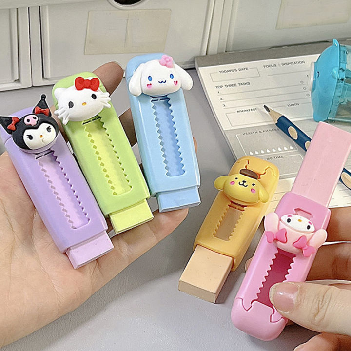 Cute Sanrio Hello Kitty Push Pull Eraser Scalable Cartoon Eraser Sanrio Cute Sanrio Hello Kitty Push Pull Eraser Scalable Cartoon Eraser Sanrio
