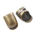 SF Retro Thimble Metal Finger Protector Sewing Needlework Craft Embroidery Antislip Ring Finger Cover DIY Sewing Accessories. 
