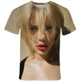Summer fashion men's T-shirt 3D printed Scarlett Johansson Harajuku streetweawr unisex clothes high quality O neck tops T shirts. 