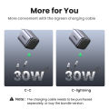 【30W GaN USB-C】 UGREEN 30W GaN Charger PD Fast USB Type C Wall Charger USB C PD3.0 QC3.0 Quick Charging For Samsung Galaxy S24 S23 Ultra/A iPhone 16 15 Max Pro OPPO Reno 12 11/A/Find N Xiaomi 15 14 Pro Redmi K70 60 Pro Huawei Mate 70 60/Pura 70 60/nova 13. 