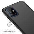 Samsung Galaxy A51 MATTE BLACK FLEXIBLE TPU CASE SLIM COVER - SHOCKPROOF. 