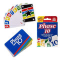 Classic Phase 10 Game Pack - 108 Cards for Engaging Family Fun, Laminated Set in Bright Colors. 
