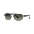 Ray-Ban Pillow Metal Gunmetal/Grey Frame Grey Gradient Lenses-RB3687-004/71-58. 