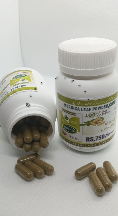 100 moringa oliefra leaf extract pills // pure and 100% organic // natural weight loss solution //