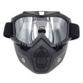 OIMG Motorcycle Motorbike Riding Helmet Goggles Full Face Mask Shield Glasses Eyewear. 
