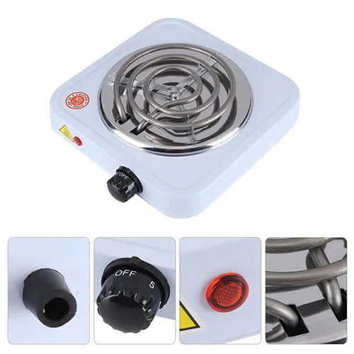 Cooking Electric Stove 1000W Easy to Clean Hot Plate Heats Up in Just Two Minutes Automatic Controls