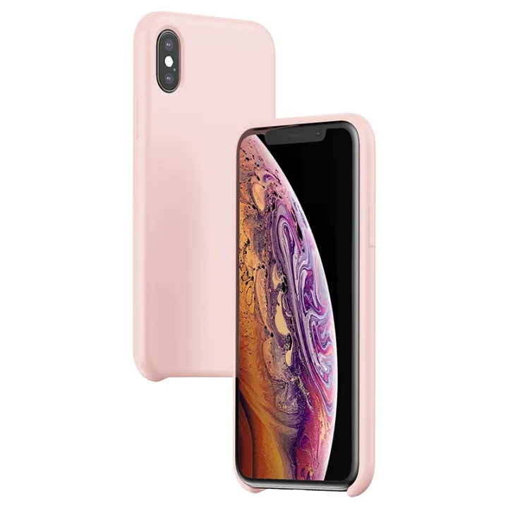 BASEUS%20%20iPhone%20XS%20MAX%20LSR%20Case%20Smooth%20Soft%20Shockproof%20Silicone%20case%20-%20PINK%20-%20Image%204