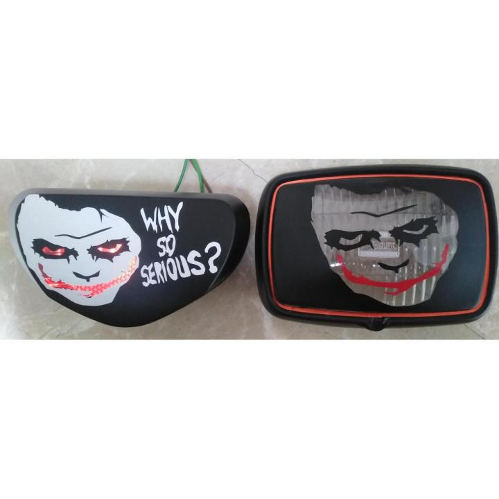 coustomized Head Light And Back Light Cover with Facny Wrapping For All Bikes