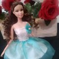 Barbie doll dress | Barbie clothes | doll clothes | party dress | Barbie party dress |11 inch doll |doll clothes. 