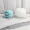 Multi-style Cylindrical Magic Candle Silicone Yarn Striped Bubble Ball Gypsum Resin Soap Ice Cube Mold Home Decor Gift. 