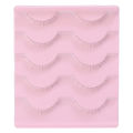 5Pairs Lower Eyelashes Pack Under Eye Lashes Soft Lower Eyelashes 100% Handmade Clear Bottom Lashes Makeup Tools. 