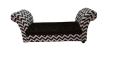 Modern Settey Elegant Designe One Seater Zig Zag Fabric Velvet Colour {{Special Offer Available }}. 