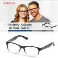 Adjustable Multifocal Reading Glasses Focus Auto Adjusting Optic One Power Readers Reading Glasses Ranges from 0.5 to 2.75. 