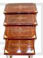 Chinyoti Solid Sheesham Wood Table Set of 4(Coffee table Serving table , Furniture Wooden). 