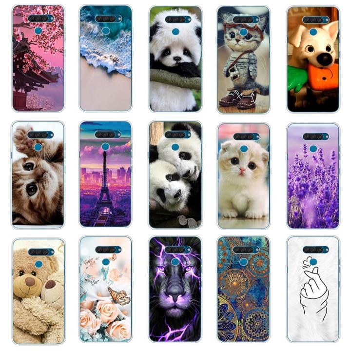 Case for LG Q6 plus Q60 k50 Case Soft Silicone TPU phone Back full protecive Cover Case Capa coque shell