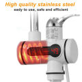 Instant Electric Water Heater Tap  With Shower Head Shockproof Hot Faucet Tap Instant Water Heater Rod Tap For Kitchen Sink Tank-less 220V. 