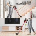 Moosoo Lightweight Corded Stick Vacuum, 17Kpa Powerful Suction Handheld Vacuum for hardfloor. 
